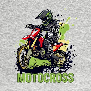 Motocross A Little Dirt Never Hurt T-Shirt